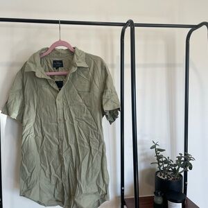 Olive Green Men's Shirt